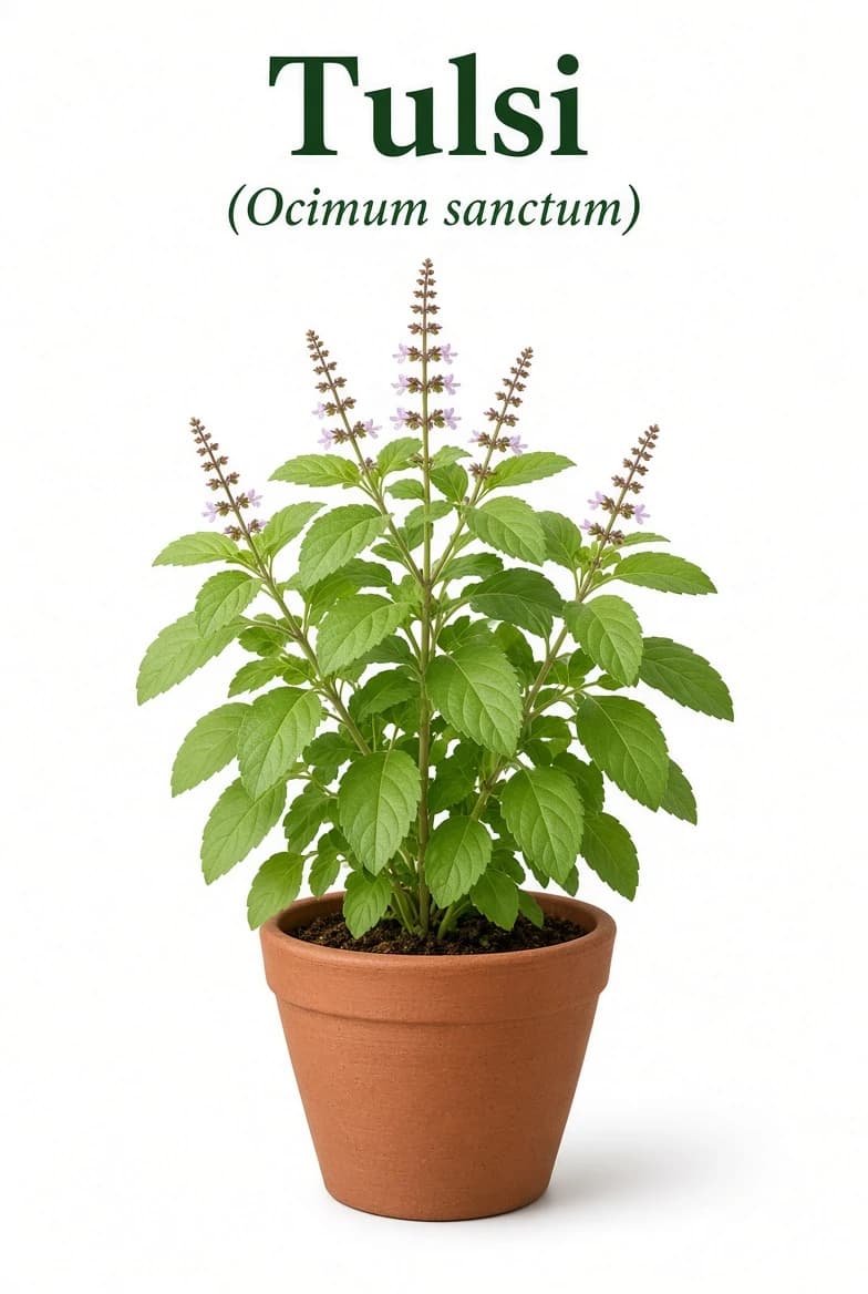 Tulsi (Holy Basil) plant