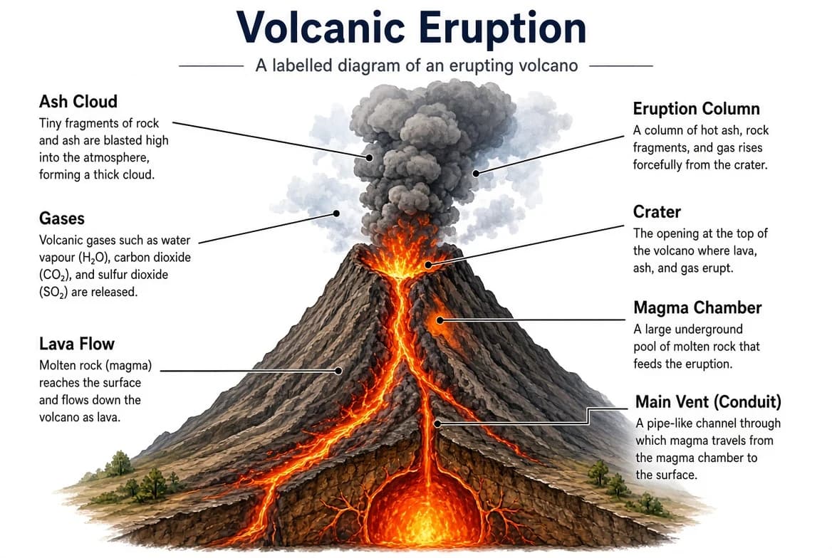 Volcanic eruption